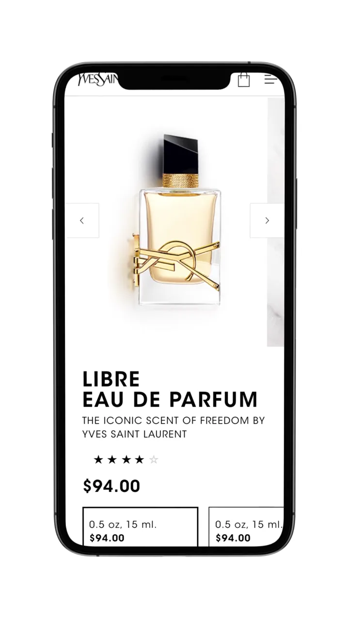 YSL Beauté · Libre, parcours « In Fragrance » mobile, image de couverture