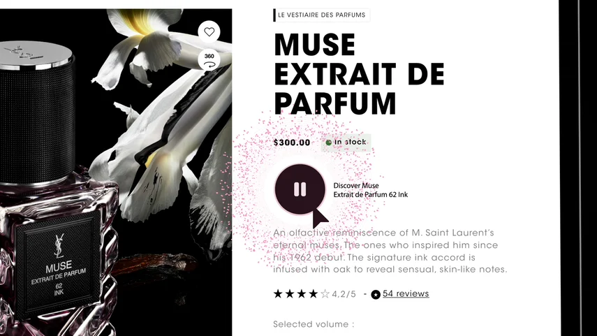 YSL Muse · Film produit parfum, image de couverture